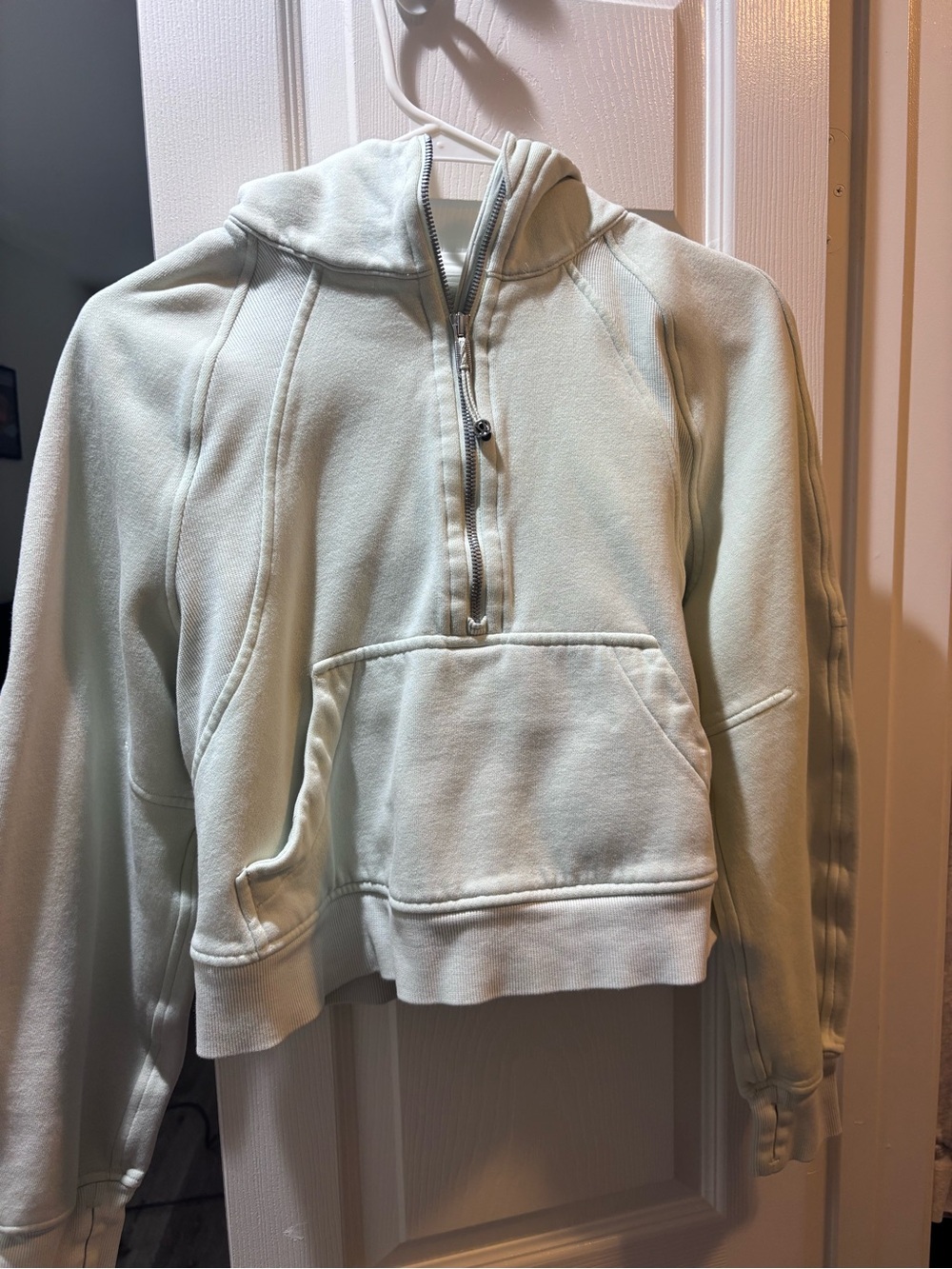 lululemon athletica Mint Green Half-Zip Hoodie